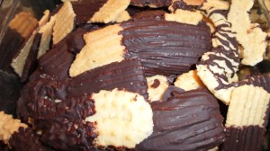 Spritzgebäck ZartbitterSchokolade